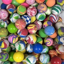 Huge Bulk Lot Of 50 Random VINTAGE Vending Machine Bouncy Balls Rubber Balls Toy