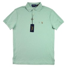 Polo Ralph Lauren Polo Shirt Mens Small Mint Green Custom Slim Fit Short Sleeve