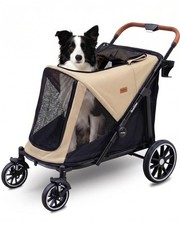Large Dog Stroller Foldable Heavy Duty All Terrain Wagon