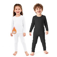 Thermal Set 2T - Thermals Top and Bottom Winter Warm Long Johns 3T Fleece Lin...
