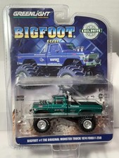 GREENLIGHT "GREEN MACHINE" - 1974 FORD F-250 - BIGFOOT #1 - HOBBY EXCLUSIVE !!!
