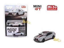 1:64 Mini GT #641 BMW M4 CSL (G82) Frozen Brooklyn Grey Metallic mgt00641