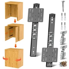 Pocket Door Slide Hardware Kit - Inset Door 12 inches Pieces 2