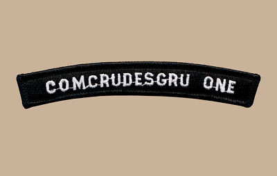 US Navy COMCRUDESGRU Commander Cruiser Destroyer Group One UIM Rocker ...