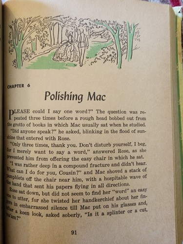 Vintage 1955 Rose In Bloom hardcover by Louisa May Alcott Whitman Publishing Co. - Imagen 6 de 7