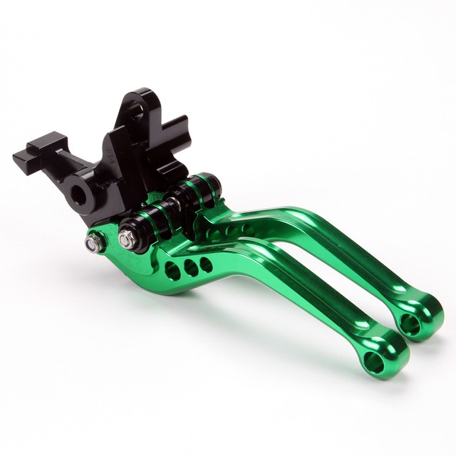 Short Anodized Brake Clutch Levers For Kawasaki Z125 pro (20152016
