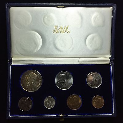 South Africa 1966 Proof Set 7 Piece Silver-Clad Set Suid Afrika | eBay