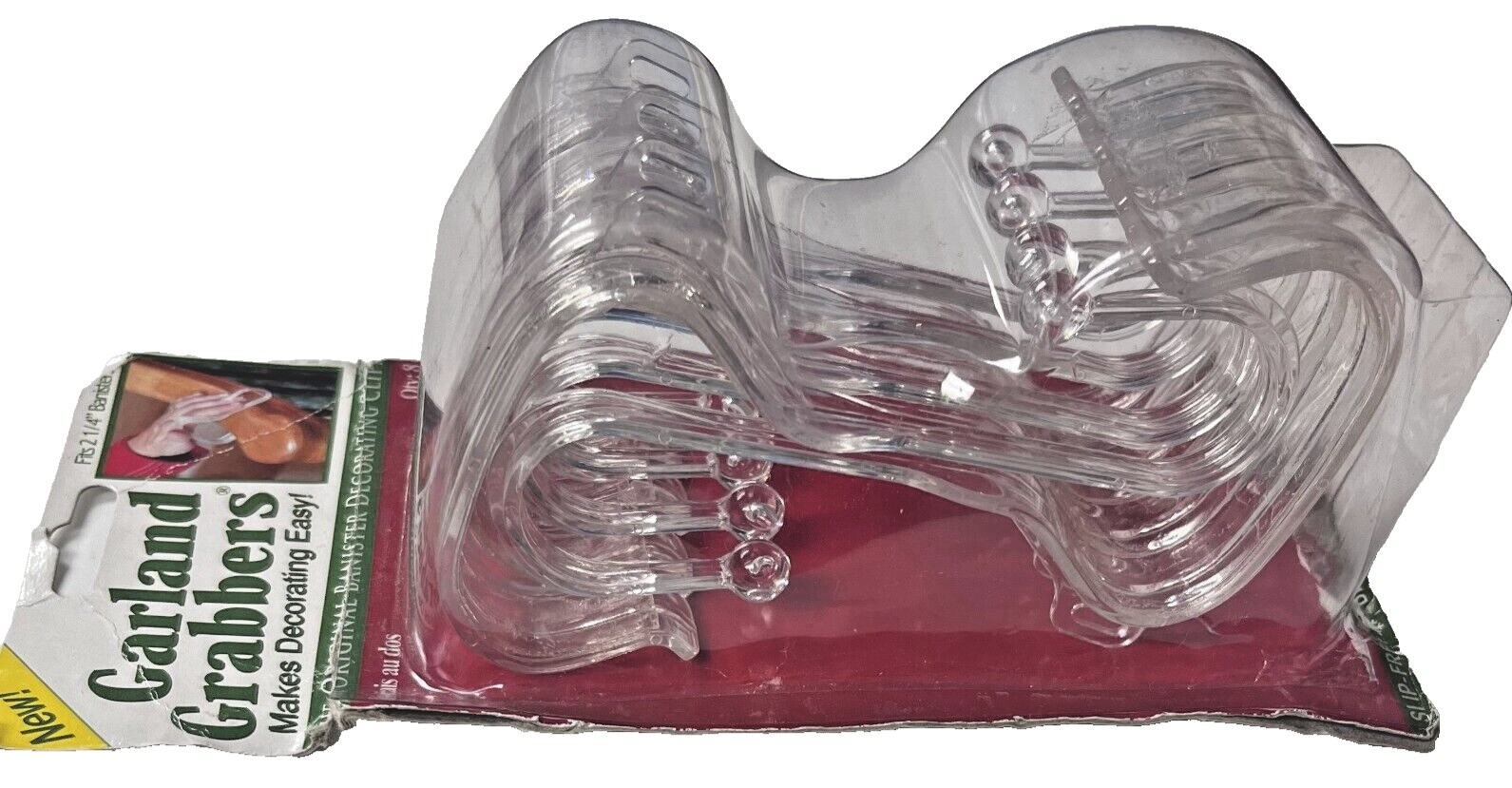 Garland Grabbers 8 Piece Plastic Banister Clips Christmas Garland Home