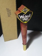 NEW Pete's Wicked AleTall Beer Tap Handle bar keg Brewery Man Cave Game Room lot