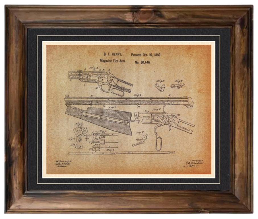特大　ビンテージ銃器図面アートプリント木製額縁 s-l1200.png