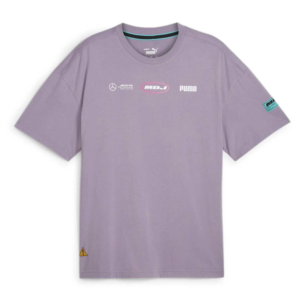 Футболка Puma Mapf1 X Mad Dog Jones с круглым вырезом и коротким рукавом, мужская фиолетовая Ca