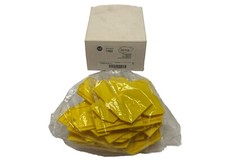 Allen Bradley 1492-TC4-Y Ser A Terminal Covers Yellow LOT OF 50