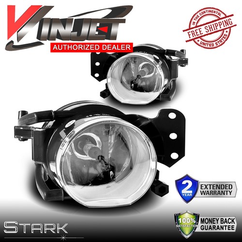 04 07 E60 Oem Replacement 5 Series Fog Lights Clear Lens Front Lamps Pair Ebay