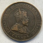 Canada 1902 One Large Cent Coin - Very Fine