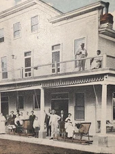 1905~ African American Butler & Maid at the Carlsbad Springs Hotel, Kentucky