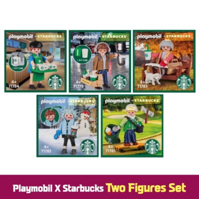 PLAYMOBIL X STARBUCKS Set mit zwei Figuren 71784 71779 71783 71785 71781 7178...
