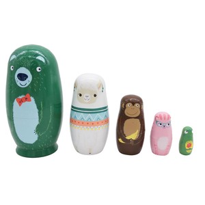 animal russian dolls