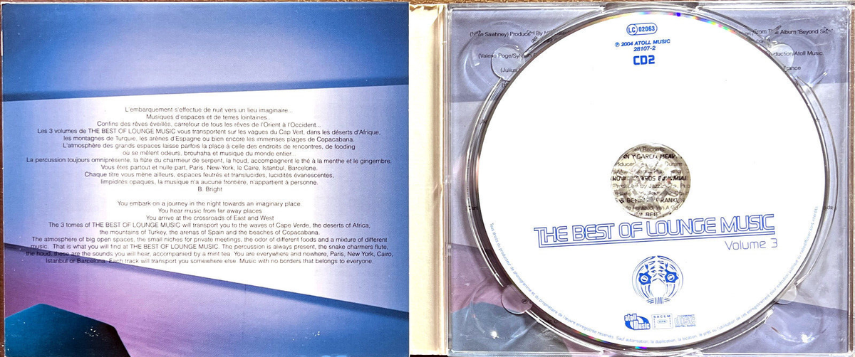 Compilation 2xCD The Best Of Lounge Music Volume 3 | eBay