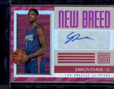 2017-18 Panini Status #NB-JEV Jawun Evans New Breed Autographs Pink #/149