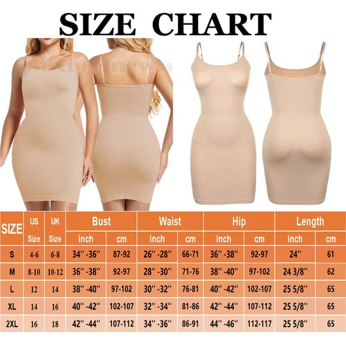 Seamless Shapewear Slips for Under Dresses Women Tummy Control Full Slip Shaper - Picture 19 of 33