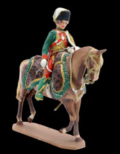 Figurine BALLADA cavalier EMPIRE MARECHAL MARMONT  / peinture d'origine 
