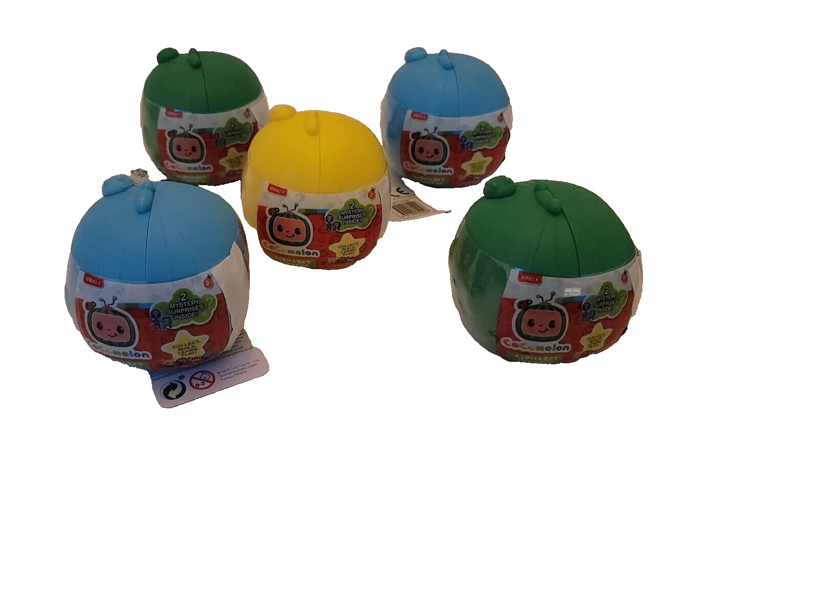 5x Cocomelon Alphabet Surprise Series - Brand New