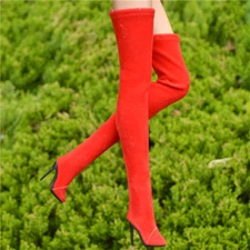 shoes for Fashion royalty FR2 Nu Face 2 12" poppy parker body doll Bright red DG