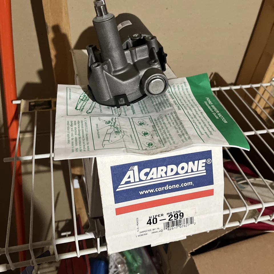 Federated Auto Parts Cardone Wiper Motor 40-299 REMANUFACTURED Bronco F150 250 - Imagem 3 de 3