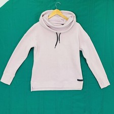 Calvin Klein Performance Women  s Pullover Sweatshirt Cowl Neck Pink Size S