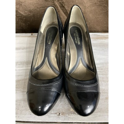 Naturalizer N5 Comfort Pumps, Grey with Black Tips, heels Size