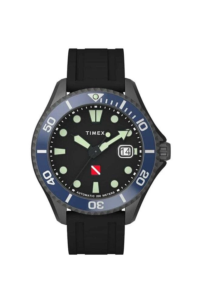 Timex Orologio da uomo UFC Rush da 52 mm, cinturino rosso, quadrante digitale, cassa nera TW5M59200
