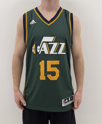 Adidas Swingman Derrick Favors Utah Jazz #15 NBA Jersey Shirt