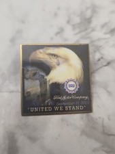 Crying Eagle 911 UAW Visteon Pin United We Stand Made In USA Twin Towers