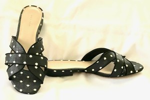 polka dot flat sandals