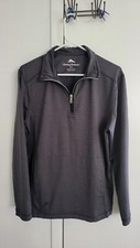 Tommy Bahama Paseo Half-Zip Sweatshirt Size Small in Coal