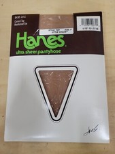 Vintage 80's Hanes Ultra Sheer Pantyhose Size F