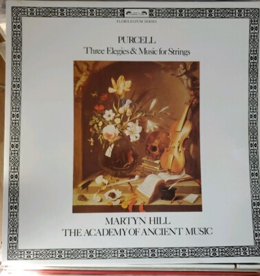 HENRY PURCELL ''Three Elegies & Music For Strings'' MARTYN HILL LP L'Oiseau-Lyre