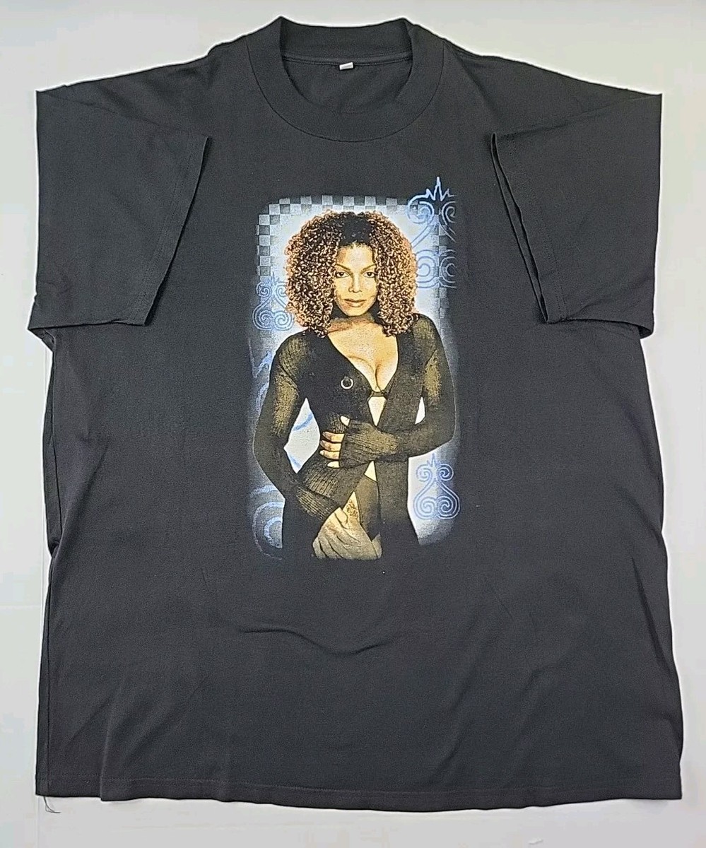 Vintage 1999 Janet Jackson World Tour T-Shirt, Size XL, 23x28.5 