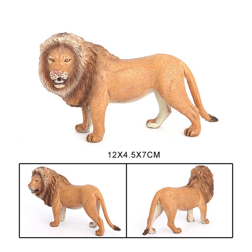 Wild Animals Model Desktop Gift Forest Jungle Educational for Home Kids