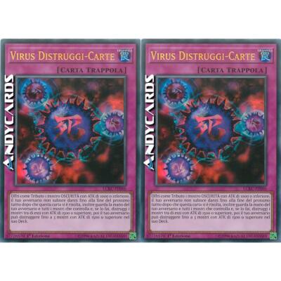 KARTENZERSTÖRER VIRUS 2x (Crush Card Virus) Ultra R   LCKC IT046   1Ed   Yugioh!