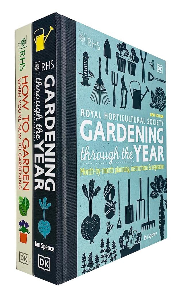 Dk Rhs How To Garden When You're New & Rhs Gardening Through The Year 2 Book Hardback Set By & Ian Spence - Beginner Gardening Guides, Ideal Gift - Image 3