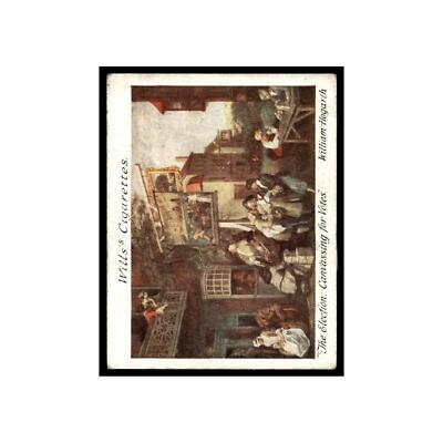 The Election 1927 Wills Cigarettes British School of Painting #1 VG