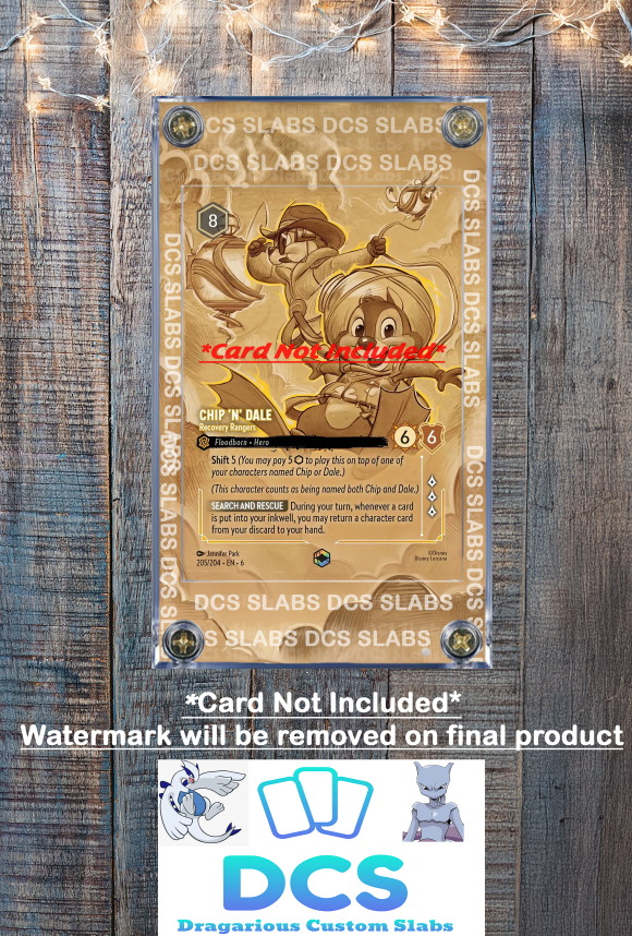 Lorcana Chip N Dale Recovery Rangers 205/204 Enchanted Chapter 6