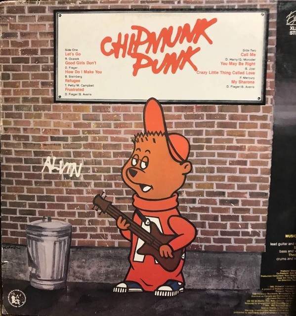 Alvin And The Chipmunk Punk LP Vinyl Record Original 1980 Album eBay