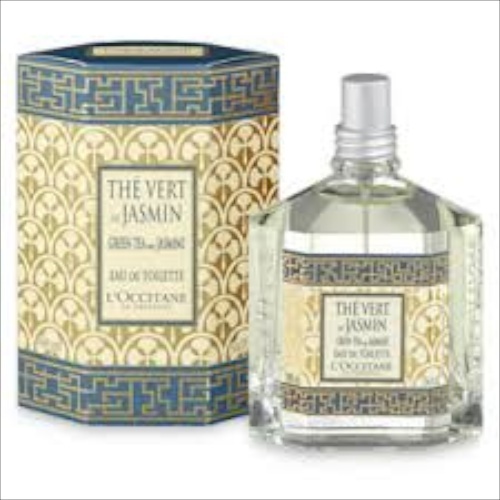 L'Occitane The Vert Eau de Toilette Jasmine & Green Tea, 3.4 fl oz  NIB