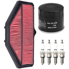 Tune UP Kit Air & Oil Filters & Spark Plugs For Suzuki GSXR600 GSXR750 2004-2005