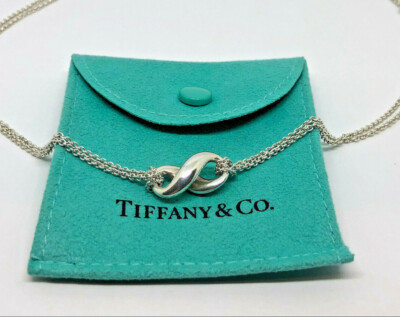 VINTAGE TIFFANY CO STERLING SILVER DOUBLE CHAIN