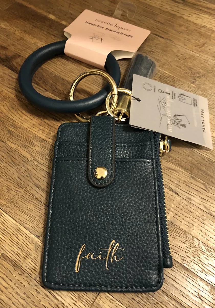 NWT Nanette Lepore Faith Hands Free Bracelet Wallet Cardholder