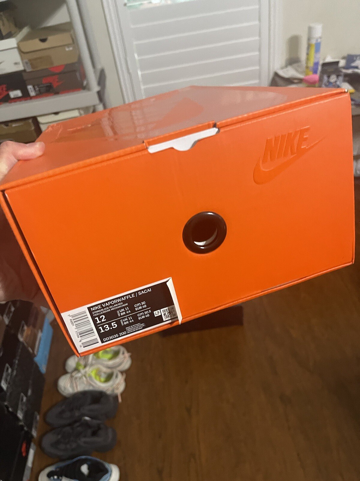 SACAI X NIKE Taglia 12 Nike sacai x VaporWaffle SP rosso cattivo PULITE TUTTE