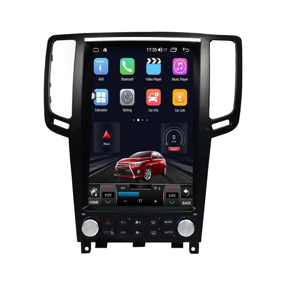 For Infiniti G35 G37 2007-2014 12.1" Android Tesla Vertical Screen Car Gps Radio - Image 3 of 4